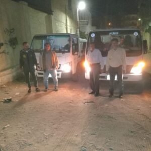 انتشار المعدات والأطقم وحملات مكثفة لمتابعة محطات الصرف والمعديات